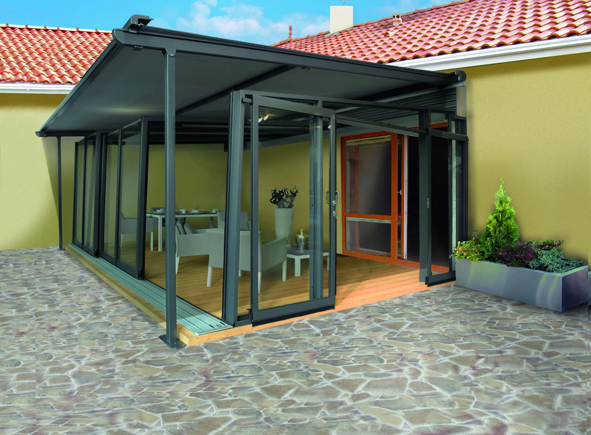 Glazen schuifwanden op maat